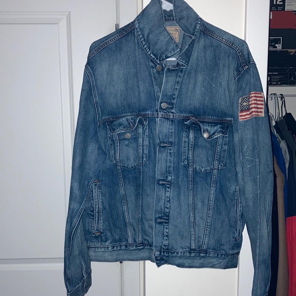 Xl denim American Polo Jacket